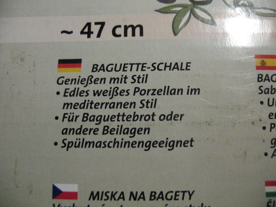 Keramikschale für Baguette in Dunningen