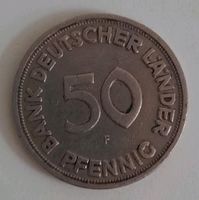 Biete 50 Pfennig Münze 1949 F  Bank deutscher Länder Bayern - Kitzingen Vorschau