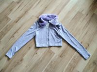 Strickjacke mit Plüschkragen lila cropped H&M in Gr. M NEU mit Et Schleswig-Holstein - Großsolt Vorschau