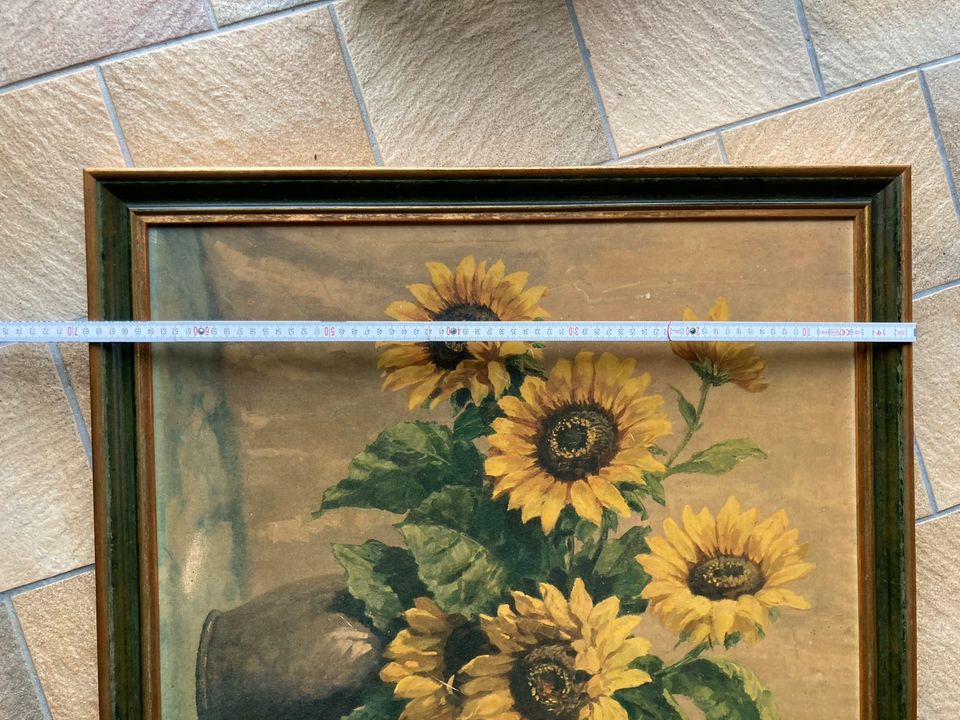 Bild, Sonnenblumen, Kunst, Antik in Lengerich