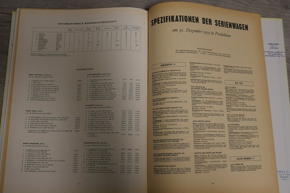 Auto - Jahr, Jahrbuch 1959/1960 in Unterschneidheim