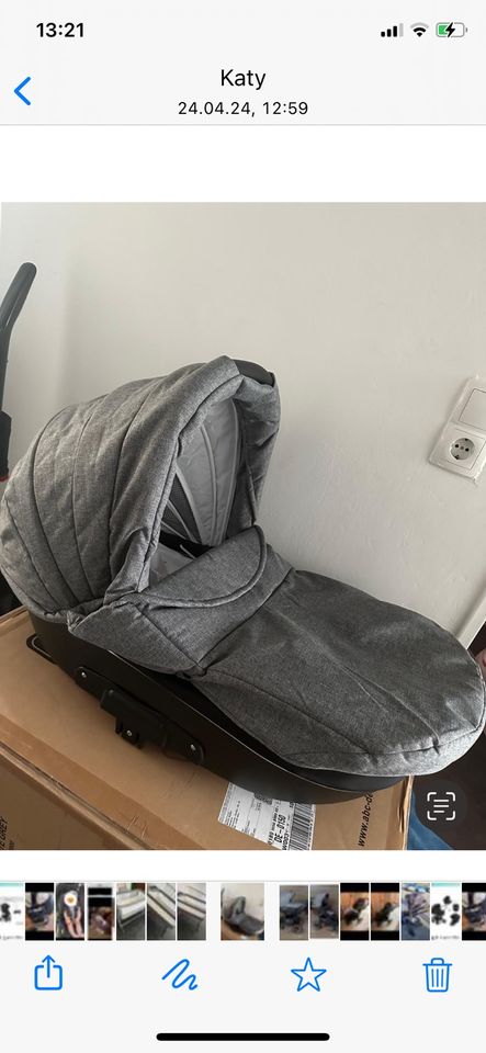 Baby Kinderwagen 3 Funktionen inklusive Wickeltasche und Fußsack in Köln