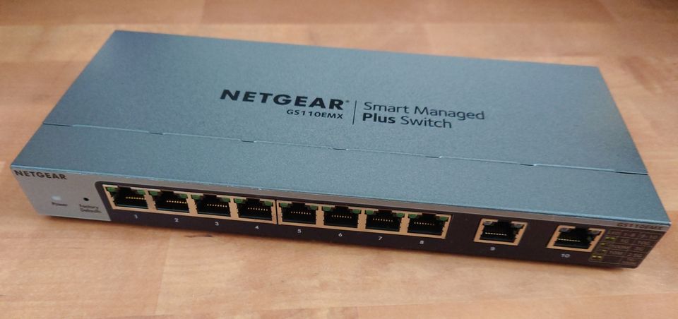 Netgear GS110EMX Multi-Gig-Switch - smart managed in Heidenau