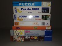 7 Puzzle im guten Zustand, 1000 / 900 / 500 /100 Teile Blumenthal - Farge Vorschau