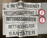 Rückenschild Rettungsdienst Rettungsassistent Rettungssanitäter Baden-Württemberg - Hüttlingen Vorschau