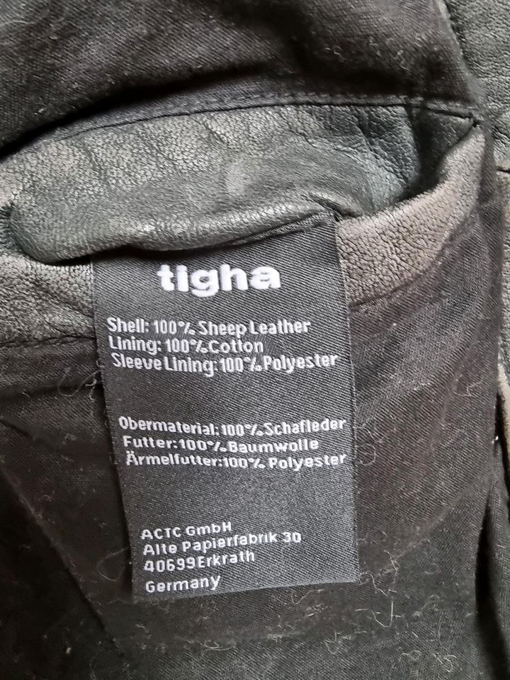 Tigha Lederjacke schwarz neu  Größen S in Hofheim am Taunus