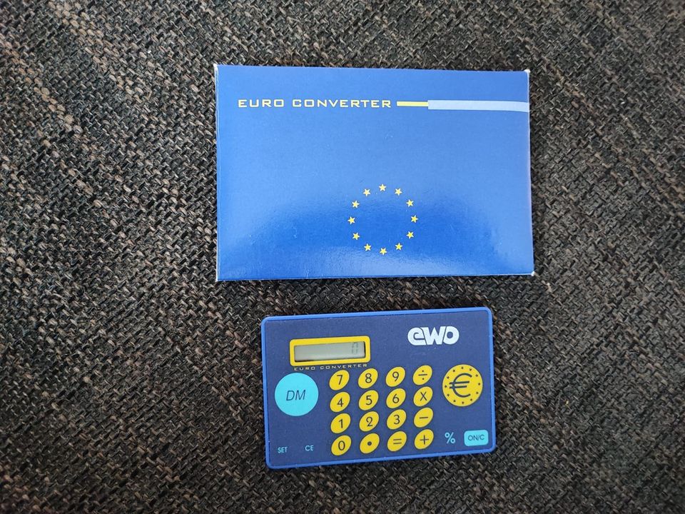 EWO Euro Converter Umrechner Mark DM EUR Retro Münzen in  Nordrhein-Westfalen - Wassenberg | eBay Kleinanzeigen ist jetzt  Kleinanzeigen