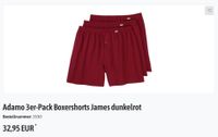 Adamo 3er-Pack Boxershorts James dunkelrot 8XL Hessen - Mainhausen Vorschau