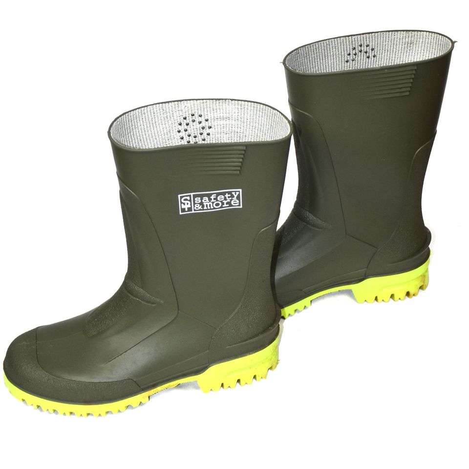 Damen safety & more Mega Gummistiefel livgrün-grün Gr. 38 in Herleshausen