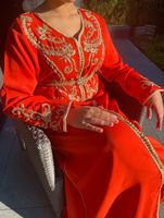 NEU Caftan Kaftan mit Glassteinchen in orange marokkanische Mode Wuppertal - Elberfeld Vorschau