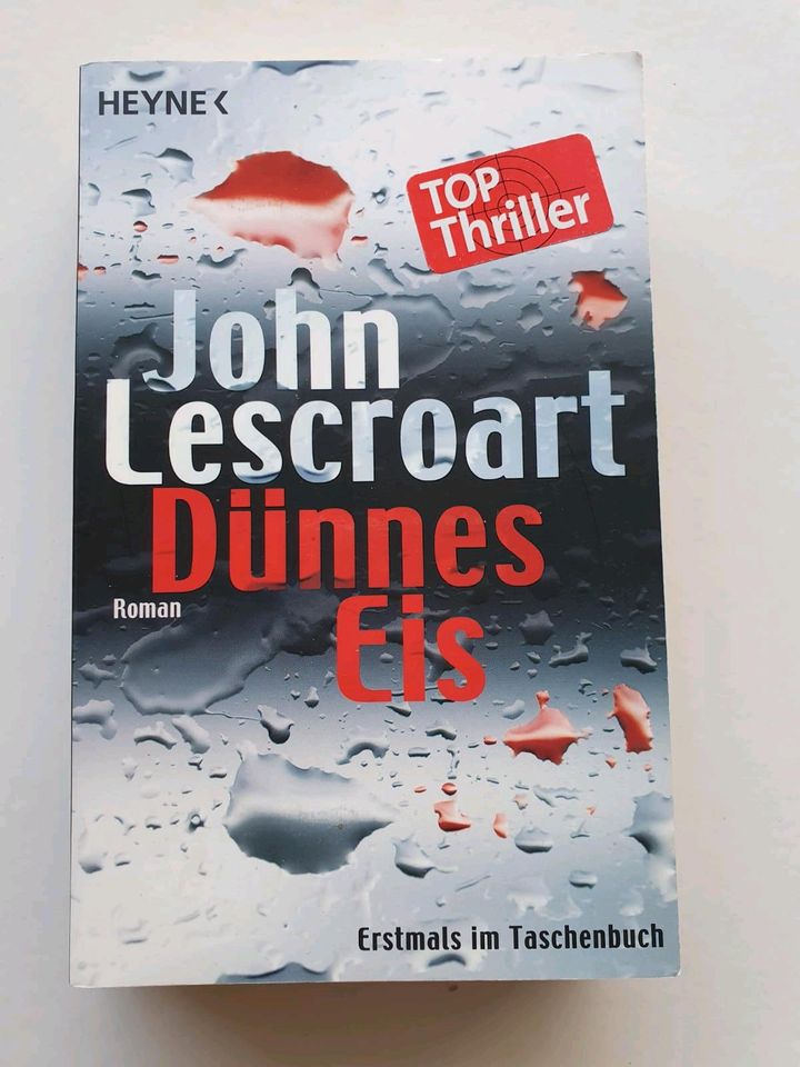 John Lescroart Dünnes Eis Krimi Thriller Roman Buch in Lohmar