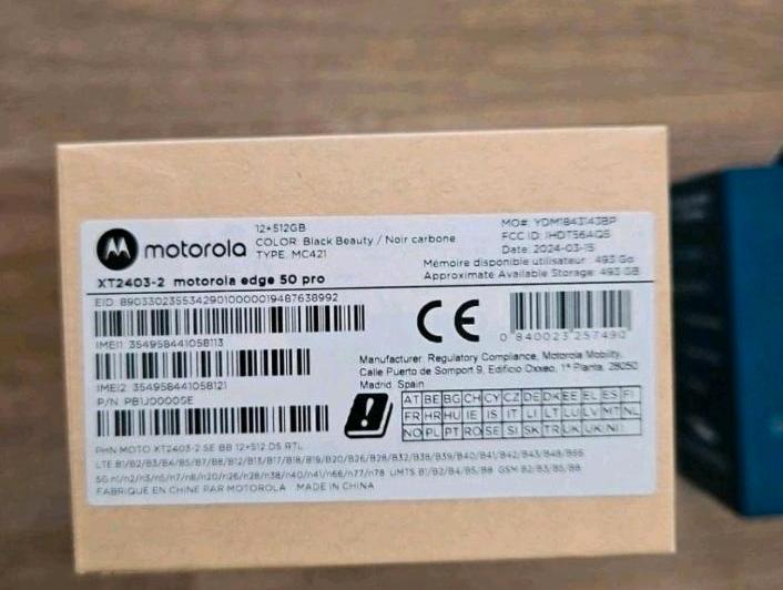Handy Motorla Edge 50 Pro neu OVP + Buds Kopfhörer mit Rechnung in Leverkusen