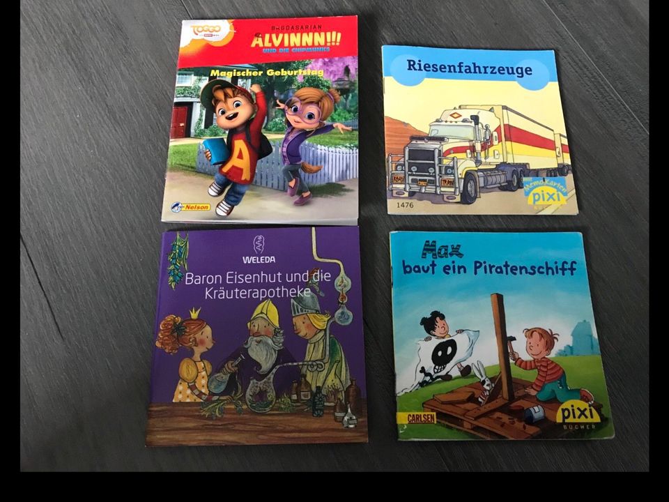 4 Pixi Bücher Alvin Riesenfahrzeuge Max baut ein Piratenschiff 1€ in Edewecht