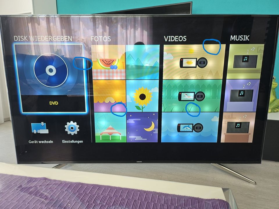 Fernseher 75 Zoll Samsung UE75H6470SSXZG Funktion mit Bildfehlern in Neckartenzlingen