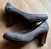 Salamander Pumps Leder Blockabsatz taupe grau Gr. 39 1/2 Nürnberg (Mittelfr) - Mitte Vorschau