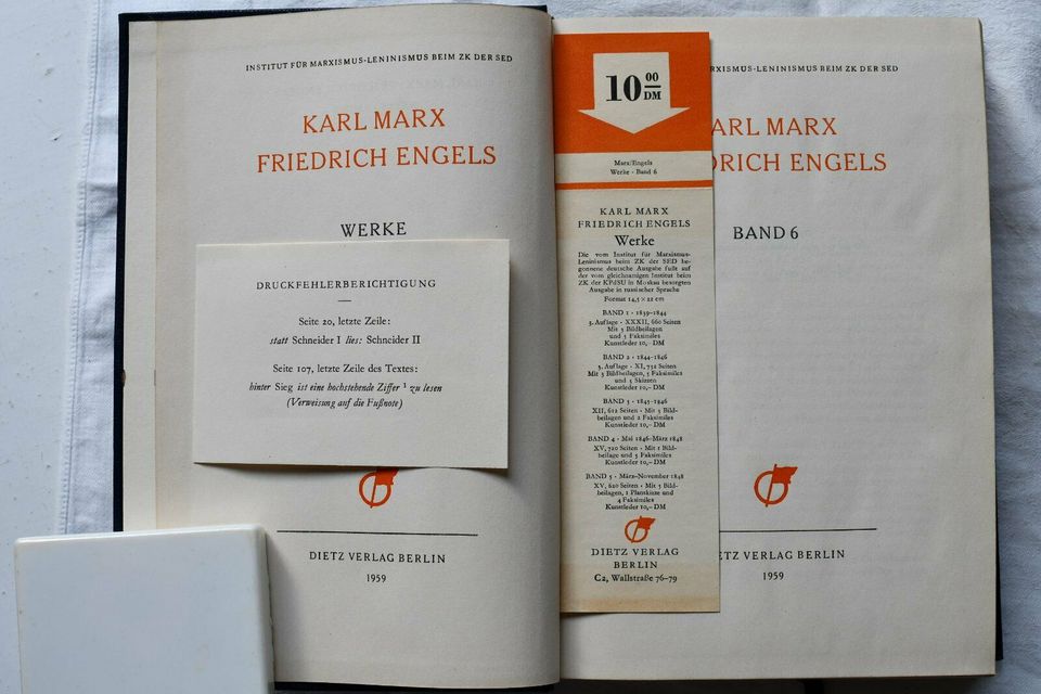 Karl Marx/Friedrich Engels Werke Band 6 in Brandis