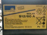 Sonnenschein s12/60a solarbatterie Akku Hessen - Wanfried Vorschau