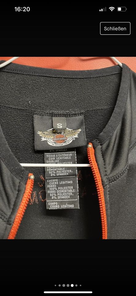 Damen Motorradjacke Harley Davidson in Sandersdorf