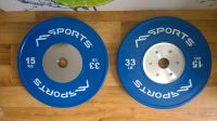 MSports 2x15 kg Bumper Plates Olympia hantelscheiben neuwertig Bayern - Blaibach Vorschau