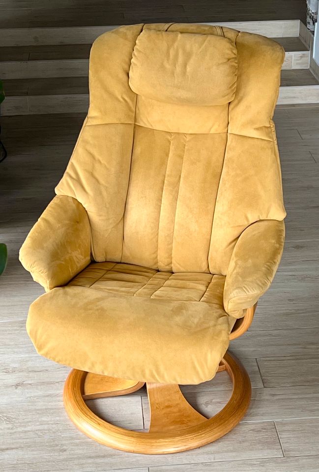 Stressless Sessel Fernseh- Relaxsessel  Alcantara orange in Wehrheim