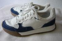 ZARA Damen Sneaker weiß/blau Textil top 40 Nordrhein-Westfalen - Herten Vorschau