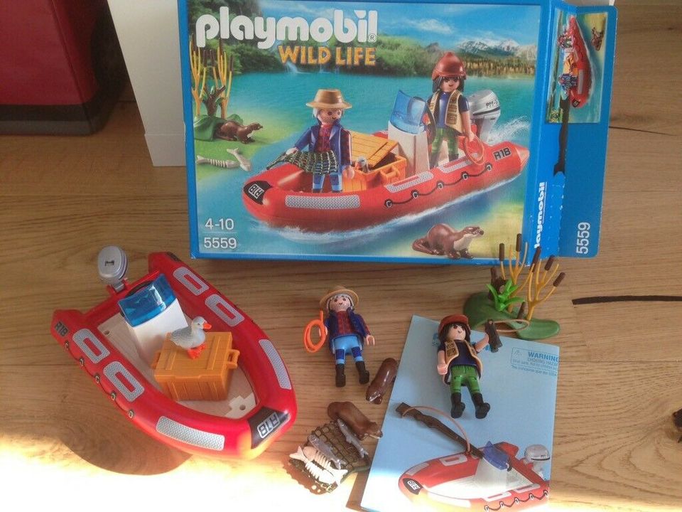 Playmobil 5559 Schlauchboot mit Wilderern in Hohen Neuendorf