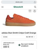 Adidas Sneaker Stan Smith Crepe Craft orange UNGETRAGEN! Bayern - Bogen Niederbay Vorschau