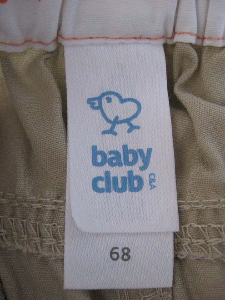 * Baby Club * Jungen Shorts 68 beige Hose Boys Frühjahr Sommer in München