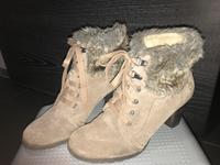 Stiefeletten Boots • TAMARIS • beige Fell • Gr. 39 Bayern - Wegscheid Vorschau