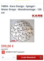 Kare Design Spiegel water drops Bayern - Kolbermoor Vorschau