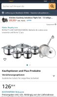 Kochtopf Topf Pfannen Set Kochgeschirr XXL 12tlg Edelstahl Neu✅ Nordrhein-Westfalen - Gladbeck Vorschau