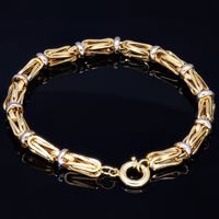 Goldarmband Armband 585 14K ECHT Gold 22cm 5mm NEU Weissgold Schmuck Berlin - Neukölln Vorschau