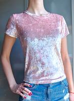 New Yorker FBSister Samt Glanz Schimmer T-Shirt Gr. XS *wie Neu* Hessen - Limburg Vorschau