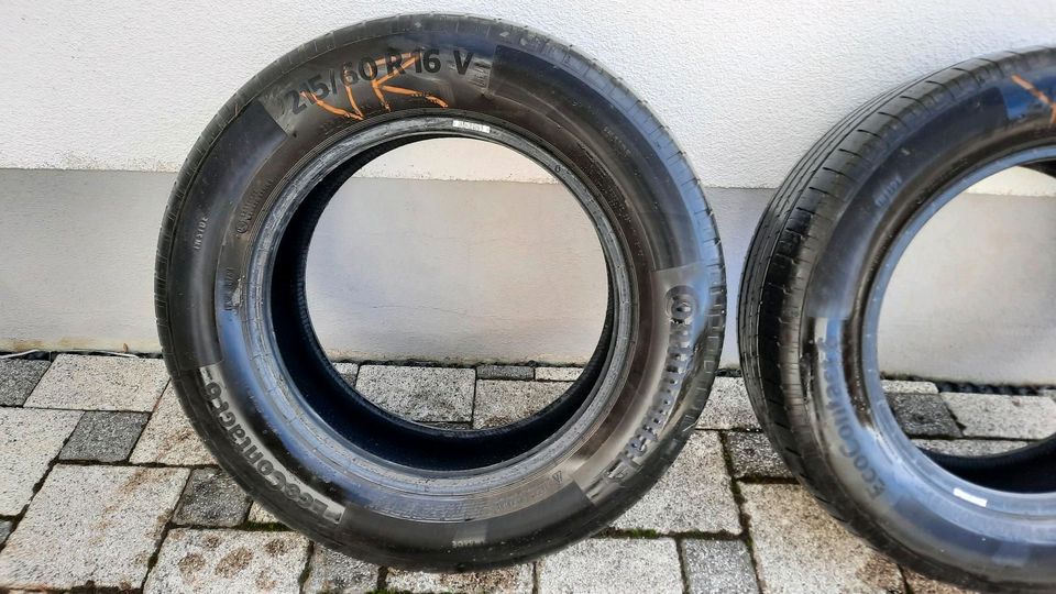 4x Sommerreifen 215/60 R16 V Continental EcoContact6 Conti Reifen in Erdweg