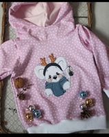 Handmade Hoodie „Weihnachtsmaus“ Gr 92 Rheinland-Pfalz - Treis-Karden Vorschau