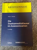 Die Staatsanwaltsklausur im Assessorexamen Kaiser Skript Baden-Württemberg - Tübingen Vorschau