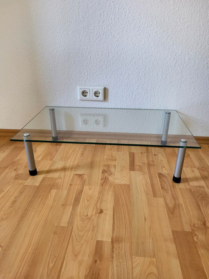 TV Erhöhung,Podest aus Glas 76×45×21 in Jork