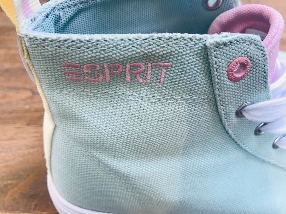 ESPRIT High Sneaker Damen Sommer Stoff | mintgrün | WIE NEU in Leipzig