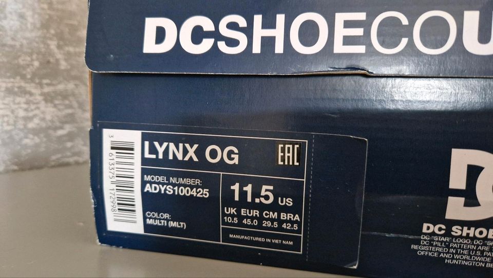 DC Shoes Lynx OG, vintage, droors, deadstock in Kirchen (Sieg)