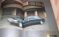 Prospekt Mercedes AMG S W126 560 SEL Limousine Broschüre Katalog Nürnberg (Mittelfr) - Mitte Vorschau