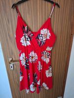 rotes Blumen Sommer Kleid verstellbare Kleid Größe 1XL Nordrhein-Westfalen - Telgte Vorschau