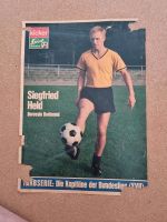 Original Kicker Poster 1969 rar Siegfried Held Borussia Dortmund Bayern - Augsburg Vorschau