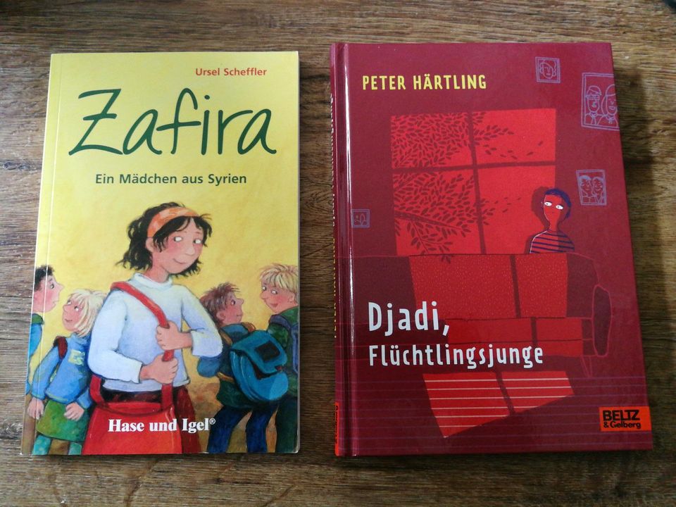 Flüchtlingsliteratur für Kinder: "Zafira" und "Djadi,..." in Elmshorn