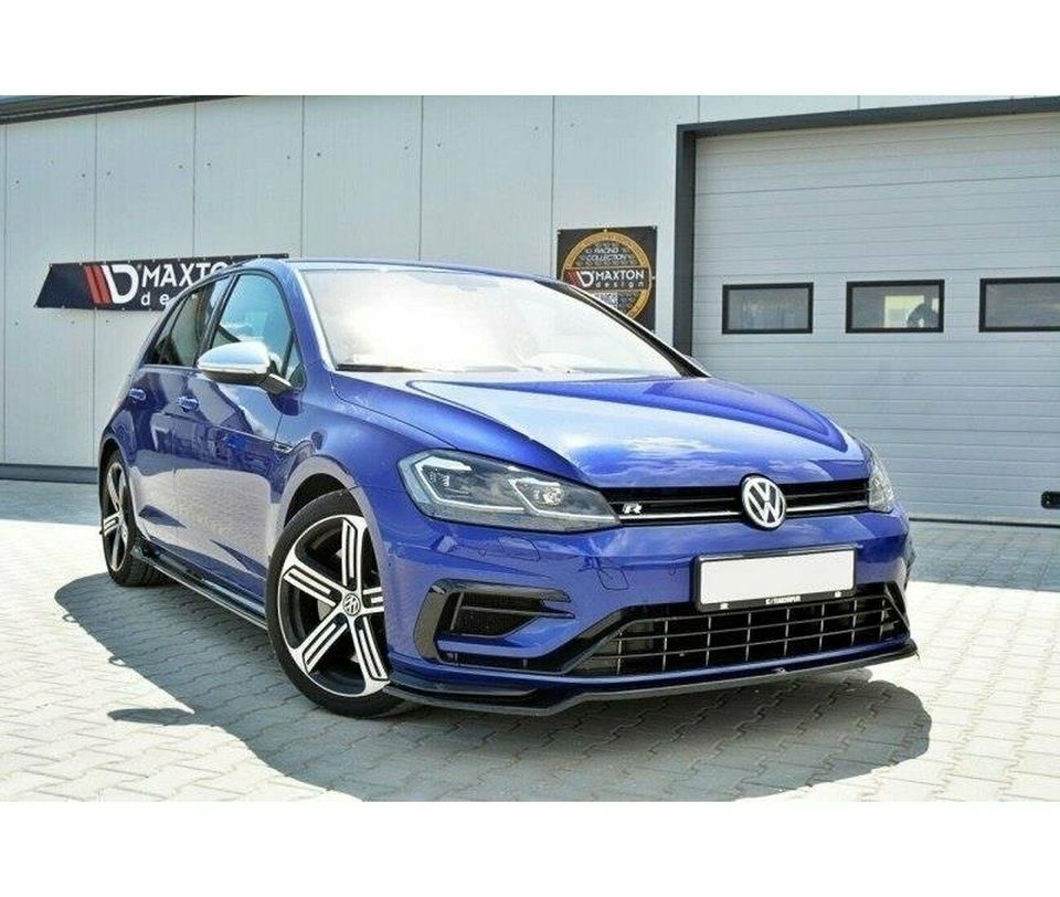 Cup Spoilerlippe Front Ansatz V.3 VW GOLF 7 R / R-Line FL Glanz in Bruchhausen-Vilsen