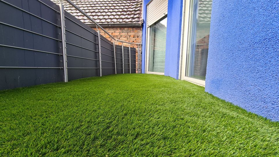 Kunstrasen Garten Balkon Terrasse verlegen Landscaping Unterbau in Bad Soden am Taunus