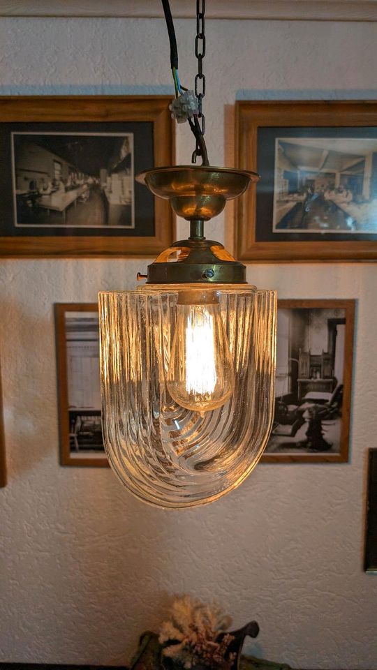 Antike Alte Deckenlampe Jugendstil Lampe Art Déco Leuchte Bauhaus in Neuwied