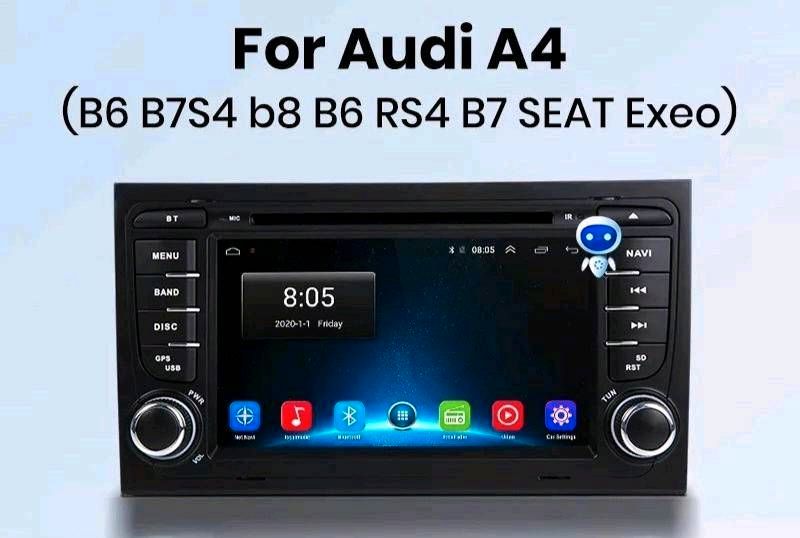 Android Auto Radio für Audi A4 B9 B8 B7 B6 S4 RS4 7Zoll in Burghausen