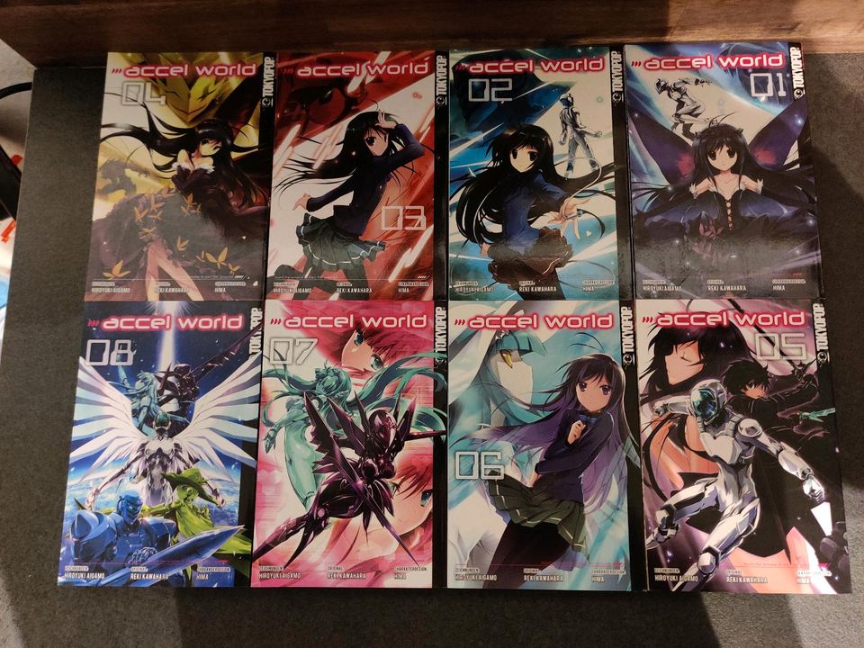 Manga - Accel World 1-8 - Komplett in Leverkusen