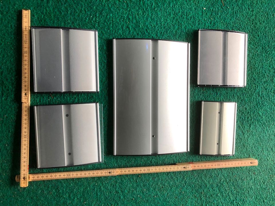 5 Türschilder aus Aluminium in Pfatter