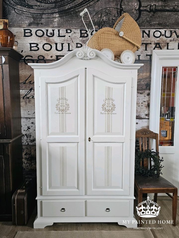 Kleiderschrank LILO ❤️ Landhaus Schrank in French Linen in Eberswalde